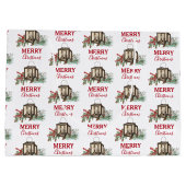 水素朴色クリスマスランタンパインベリー ラージペーパーバッグ (裏面)