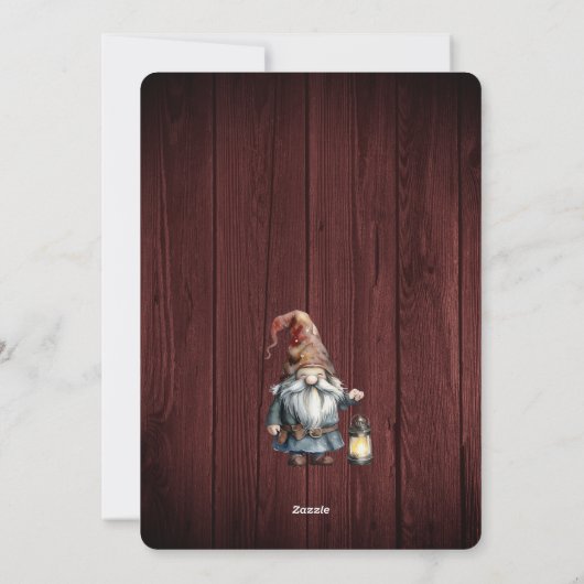 水素朴色クリスマス格言 – 赤い写真 シーズンカード (裏面)