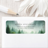 水素朴色グリーンフォレストデスティーション結婚ズ ラベル (インサイチュ)