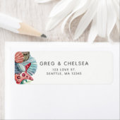 水素朴色シーズヘルスヒトデビーチ結婚式 ラベル (インサイチュ)