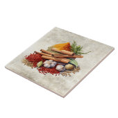 水素朴色スパイスフェイクテクスチャ水の色 タイル (側面)