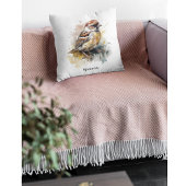 水素朴色スパローカスタム クッション