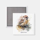 水素朴色スパローカスタム マグネット (正面/裏面)