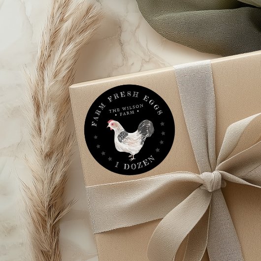 水素朴色チキン卵カートンシール ラウンドシール