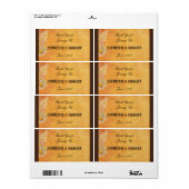 水素朴色デイジー水瓶ラベル ラベル (フルシート)