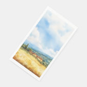 水素朴色トスカーナ地中海のカントリー側 (コーナー)