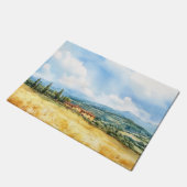 水素朴色トスカーナ地中海の ドアマット (アングル)