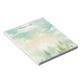 水素朴色パイフォレパーソナライズされたスト ノートパッド (アングル)