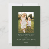 水素朴色パインコーンリースフォトコラージュ シーズンカード (裏面)