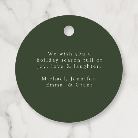 水素朴色パインコーンリースメリークリスマス フェイバータグ (裏面)