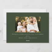 水素朴色パインコーンリース写真 シーズンカード (裏面)