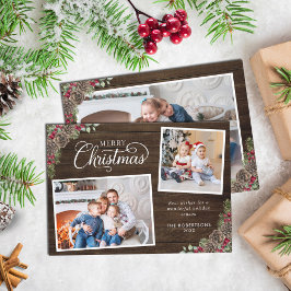 水素朴色パインコーン3写真クリスマス シーズンカード