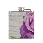 水素朴色パープルバラウッドモノグラム フラスク (裏面)