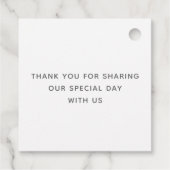 水素朴色ピンクと紫のフローラ結婚 フェイバータグ (裏面)