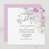 水素朴色ピンクフローラブーケ結婚ーズ (正面/裏面)