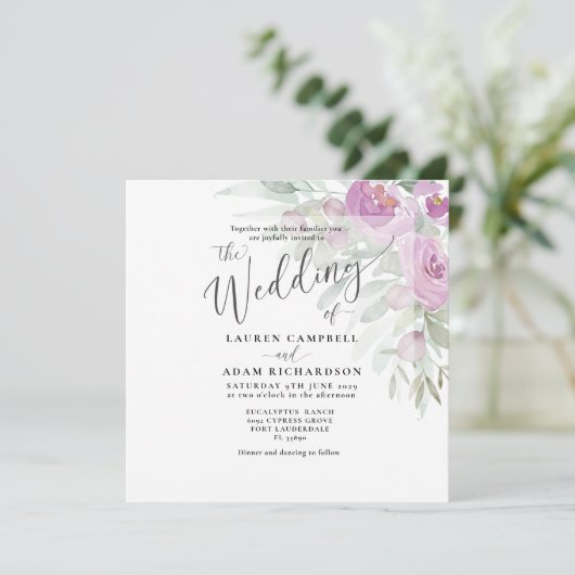 水素朴色ピンクフローラブーケ結婚ーズ (スタンド正面)