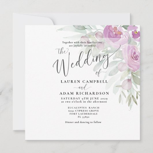 水素朴色ピンクフローラブーケ結婚ーズ (正面)