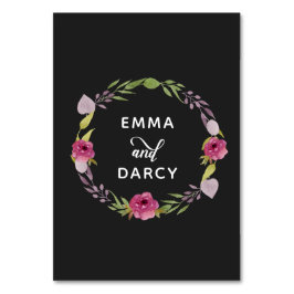 水素朴色ピンクフローラ結婚ズ テーブルナンバー