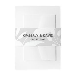 水素朴色ピンクフローラ結婚ズ 招待状ベリーバンド