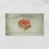 水素朴色ファミリーファーム、地元の農産物 名刺 (正面)