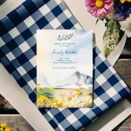 水素朴色ファミリ懇親会保存日付 招待状