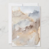 水素朴色フォッよくはしゃぐクス結婚式招待状 (裏面)