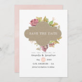 水素朴色フォレ結婚スト セーブザデート (正面/裏面)