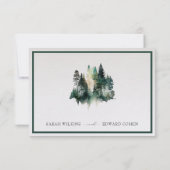 水素朴色フォレ結婚スト 出欠カード (裏面)