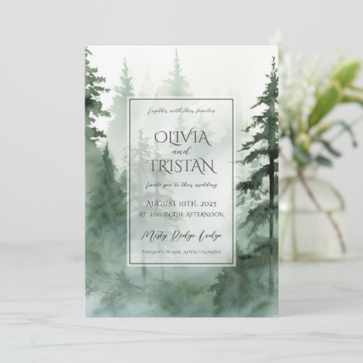 水素朴色フォレ結婚スト 招待状 (スタンド正面)