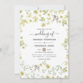 水素朴色フォレ結婚スト 招待状 (正面)