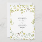 水素朴色フォレ結婚スト 招待状 (正面)