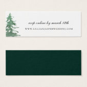 水素朴色フォレ結婚ストRSVP (正面&裏面)