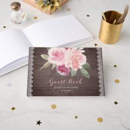 水素朴色フローラレ結婚ースのゲストブック ゲストブック