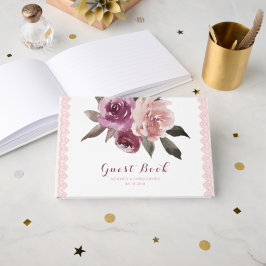 水素朴色フローラレ結婚ースのゲストブック ゲストブック