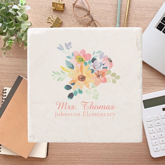 水素朴色フローラ先生評価 ストーンコースター