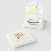 水素朴色フローラ先生評価 ストーンコースター (横)