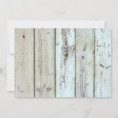 水素朴色フローラ木材の保存日付 セーブザデート (裏面)