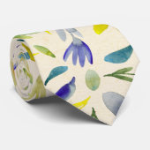 水素朴色フローラ植物園 ネクタイ (ロール)