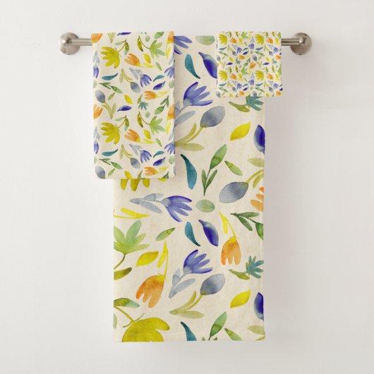水素朴色フローラ植物園 バスタオルセット (インサイチュ)
