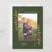 水素朴色フローラ緑 シーズンカード (正面)