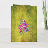 水素朴色フローラ縁起馬 カード (裏面)