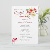 水素朴色ブライダルシャワー 招待状 (スタンド正面)