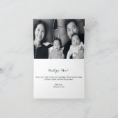 水素朴色ブルーメイソンの瓶のライトニングマザー サンキューカード (内部)