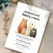 水素朴色ベアファミリー懇親会 招待状