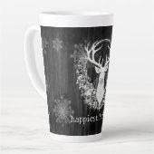 水素朴色ホワイトトナカイ カフェラテマグ (左アングル)