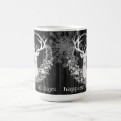 水素朴色ホワイトトナカイ コーヒーマグカップ (中央)