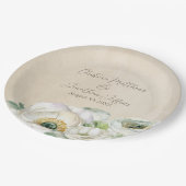 水素朴色ホワイトランヌカルス ペーパープレート (アングル)