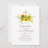 水素朴色ボヘミアンサンフラワーズ確認 招待状 (正面)