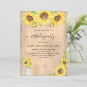 水素朴色ボホサンフラワーズバースデーパーティー 招待状 (スタンド正面)