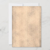 水素朴色ボホサンフラワーズバースデーパーティー 招待状 (裏面)